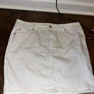 Torrid White Denim Jeans